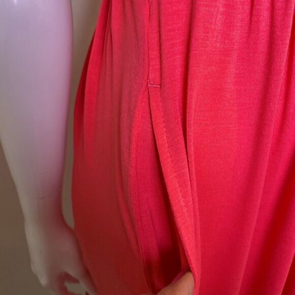 Calvin Klein Dress 2 Bright Coral Sleeveless Dress - Picture 3 of 10